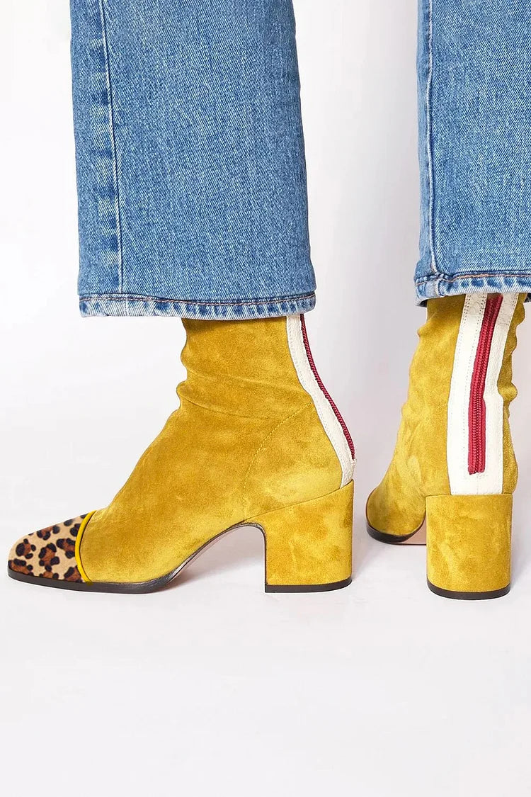 Victoria | Square Heeled Boots