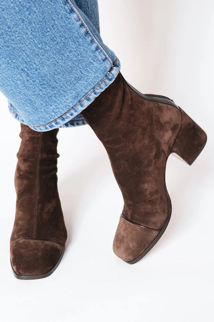 Victoria | Square Heeled Boots