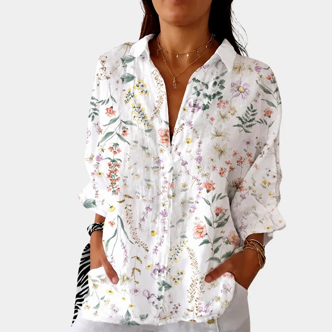 Sophie | Colourful Printed Blouse.