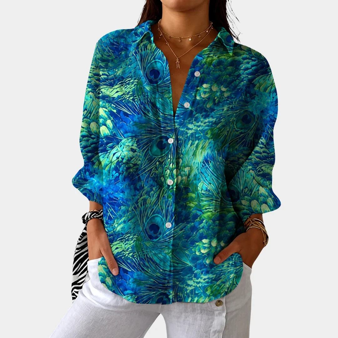 Sophie | Colourful Printed Blouse.