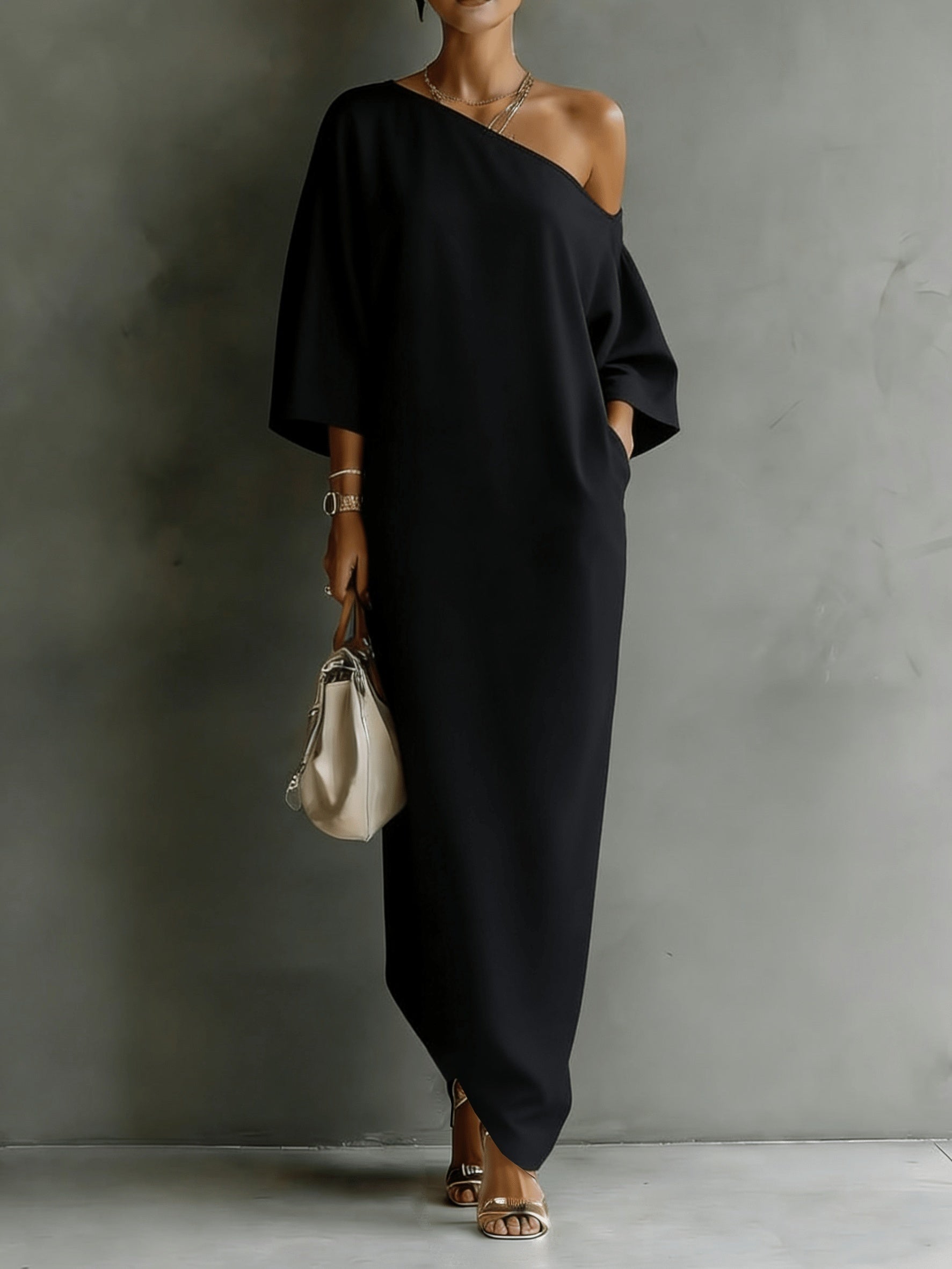 Pippa | Chic One-Shoulder Maxi Dress