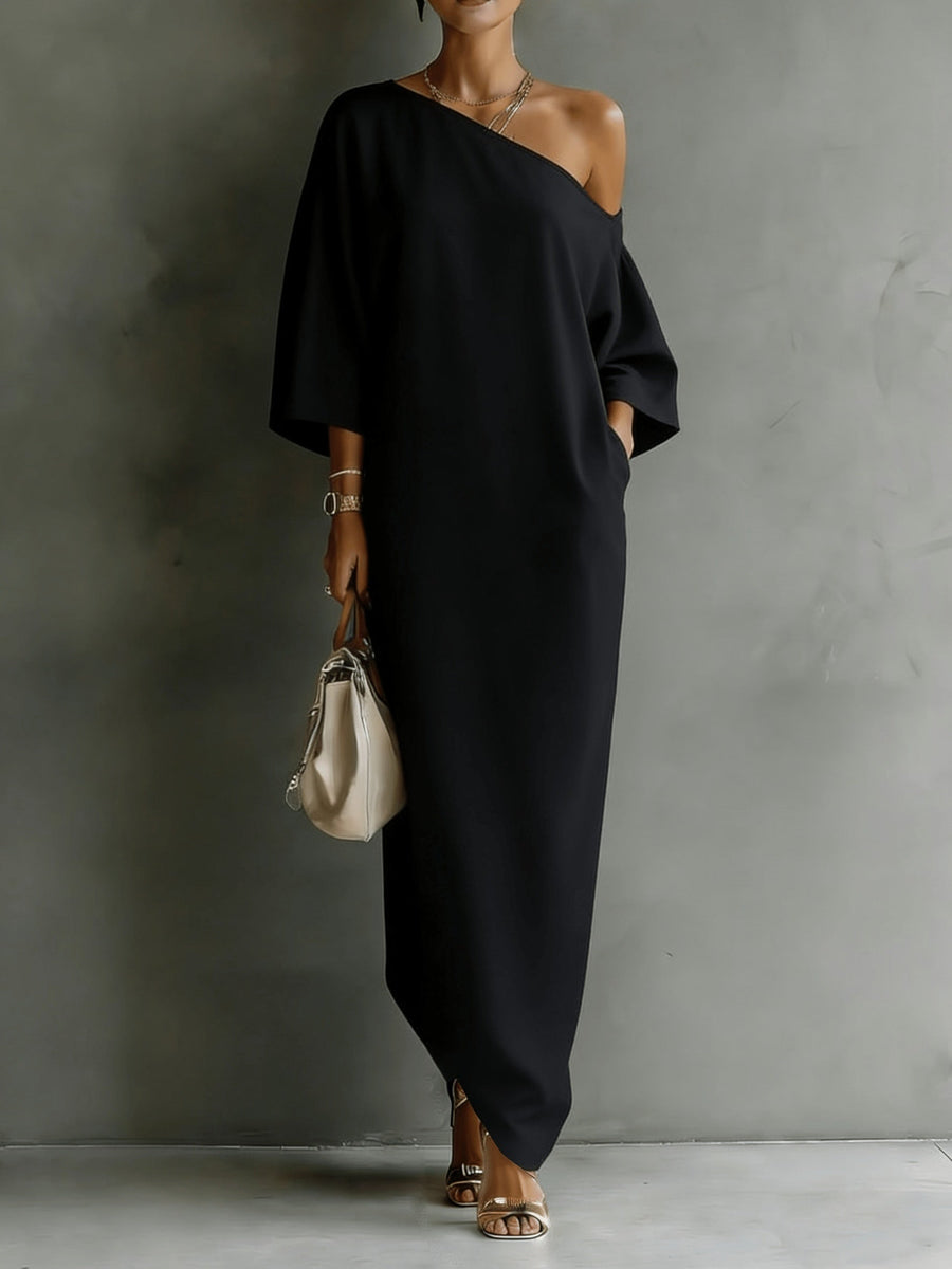 Pippa | Chic One-Shoulder Maxi Dress