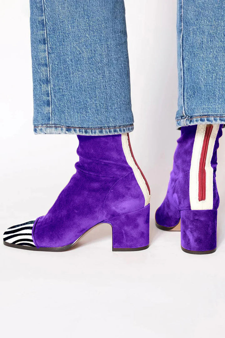Victoria | Square Heeled Boots