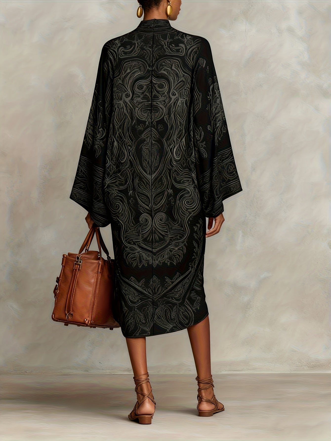 Lacey | Vintage-Inspired Paisley Midi Dress