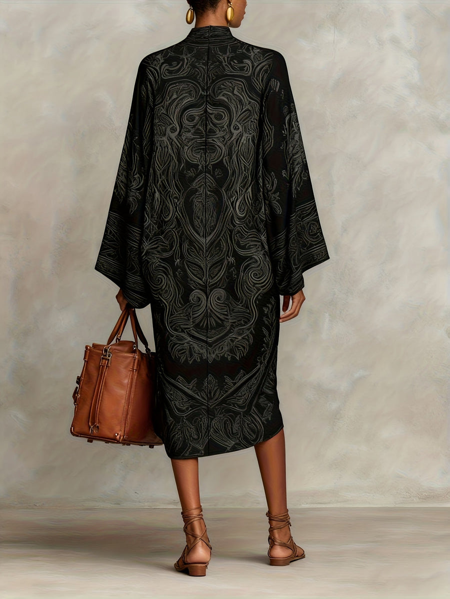 Lacey | Vintage-Inspired Paisley Midi Dress