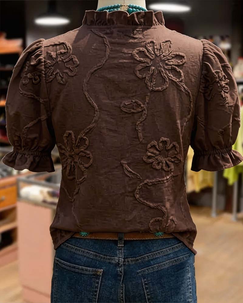 Isabella™ | Elegant Ruffle Blouse