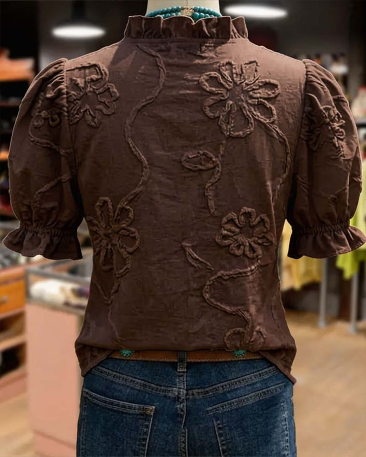 Isabella™ | Elegant Ruffle Blouse