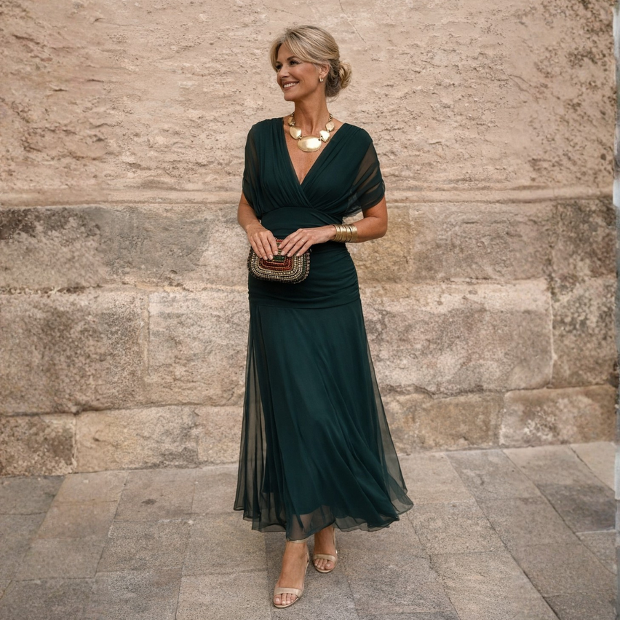 Isla Off-Shoulder Maxi Dress