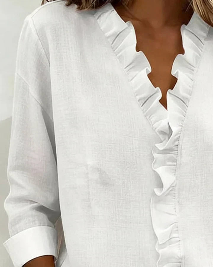 Susan | Blouse with ruffles