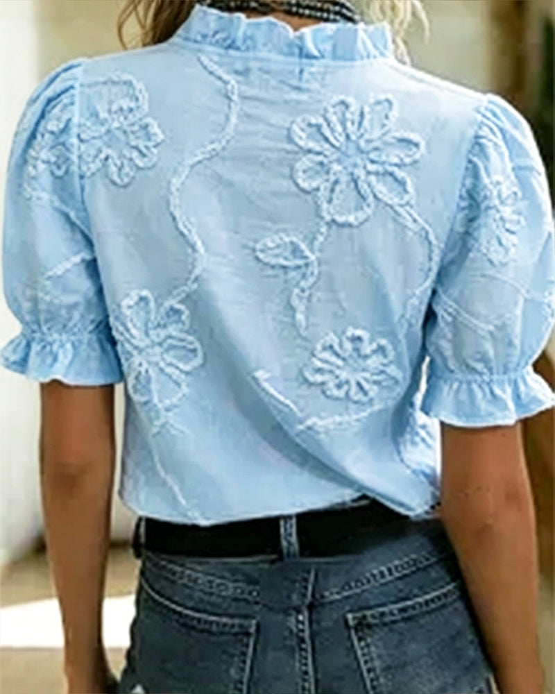 Isabella™ | Elegant Ruffle Blouse