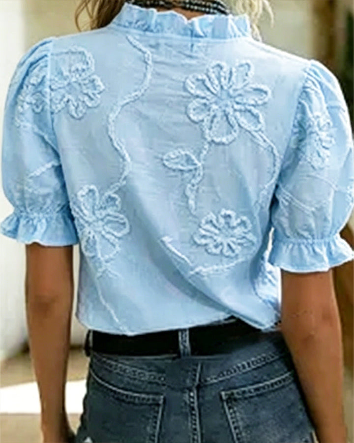 Isabella™ | Elegant Ruffle Blouse