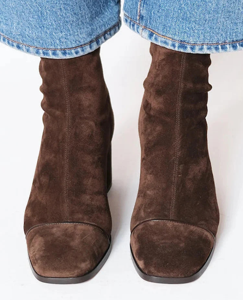 Victoria | Square Heeled Boots