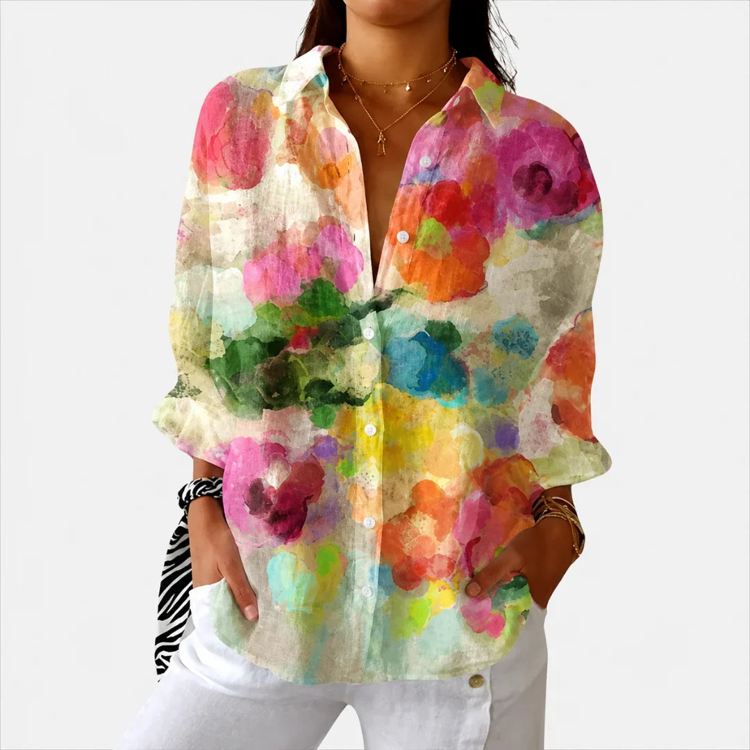 Sophie | Colourful Printed Blouse.