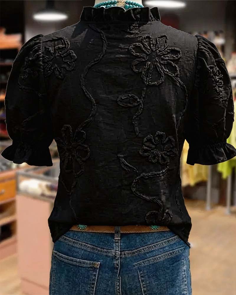 Isabella™ | Elegant Ruffle Blouse