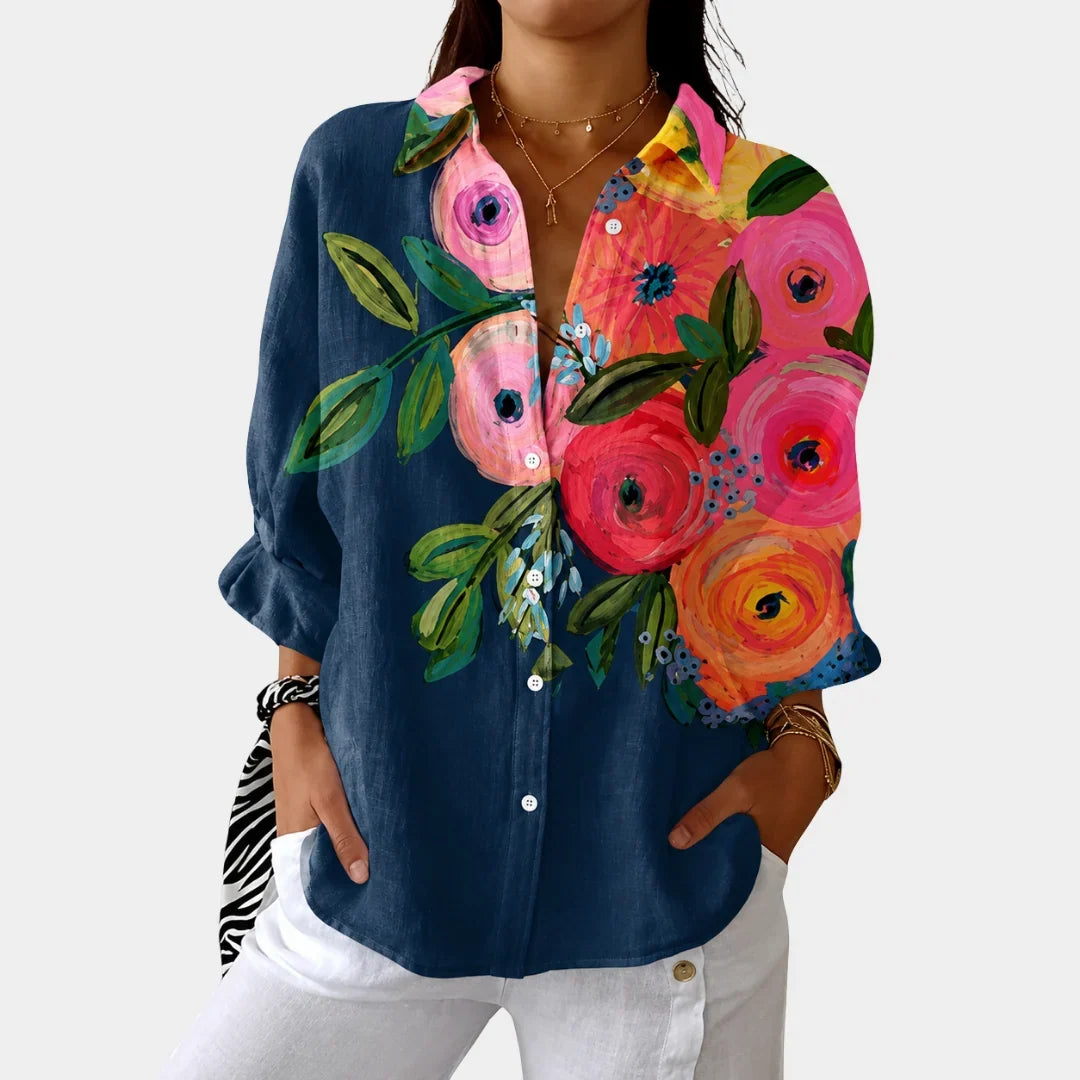 Sophie | Colourful Printed Blouse.