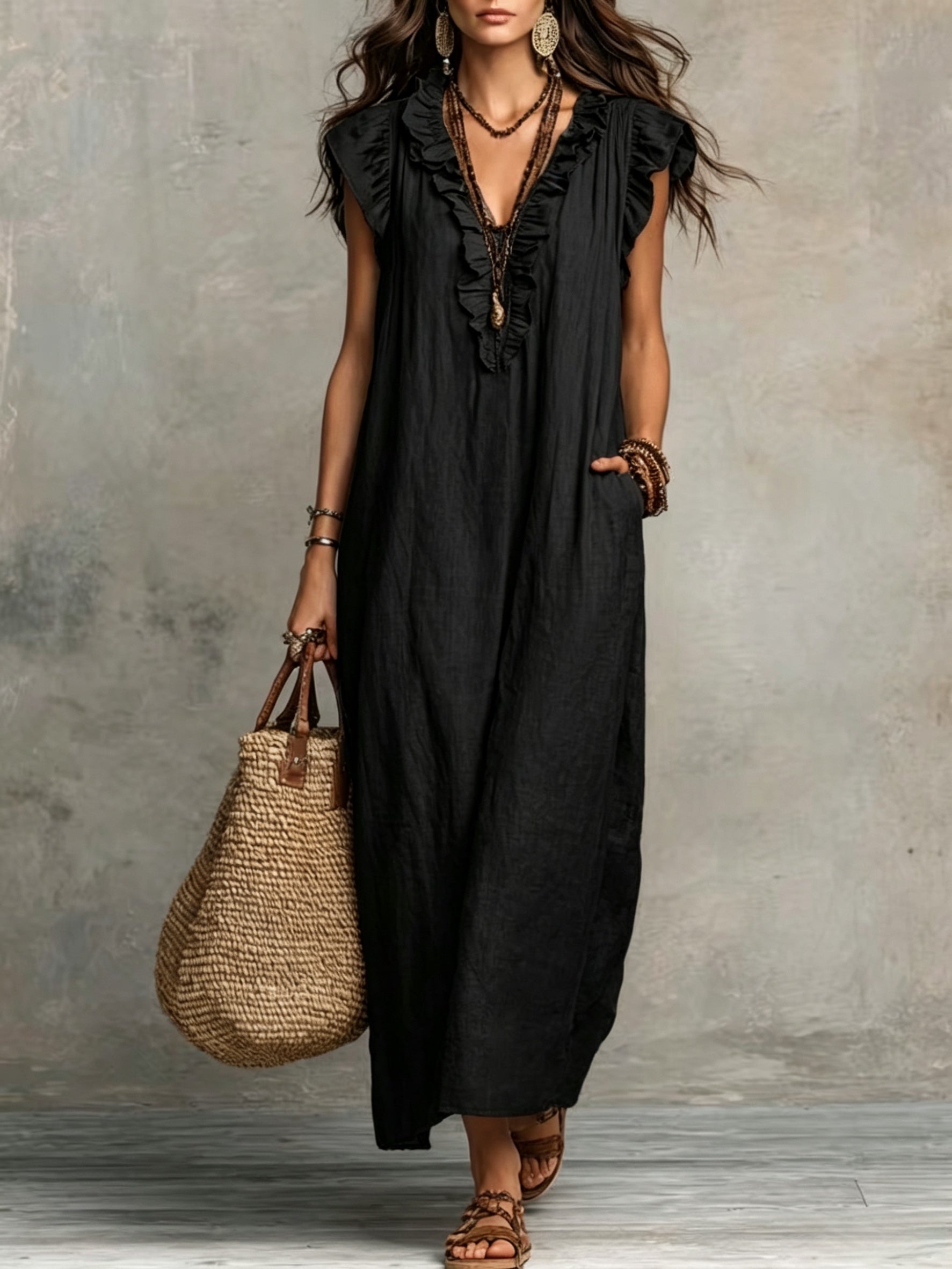 Ingrid | Relaxed Bohemian Dress