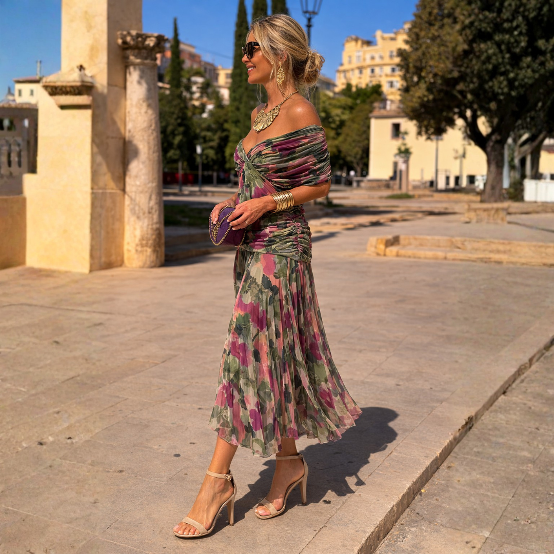 Isla Off-Shoulder Maxi Dress