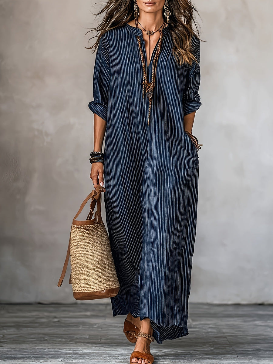 Oakley | Timeless Blue Maxi Dress