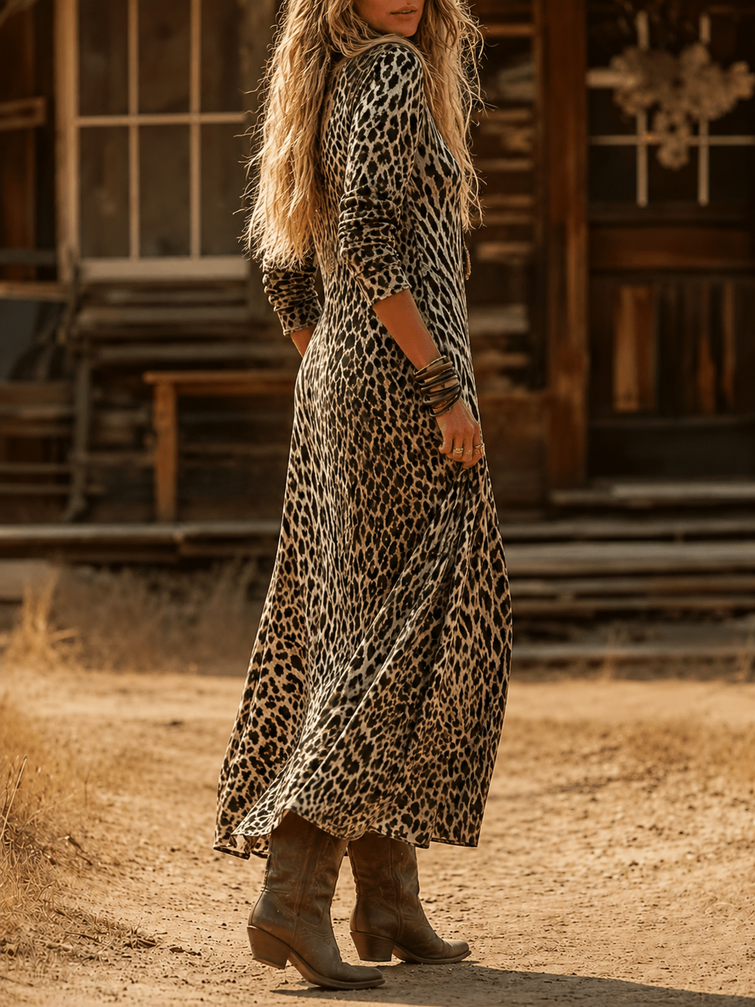 Avelisse | Vintage Bohemian Autumn Dress