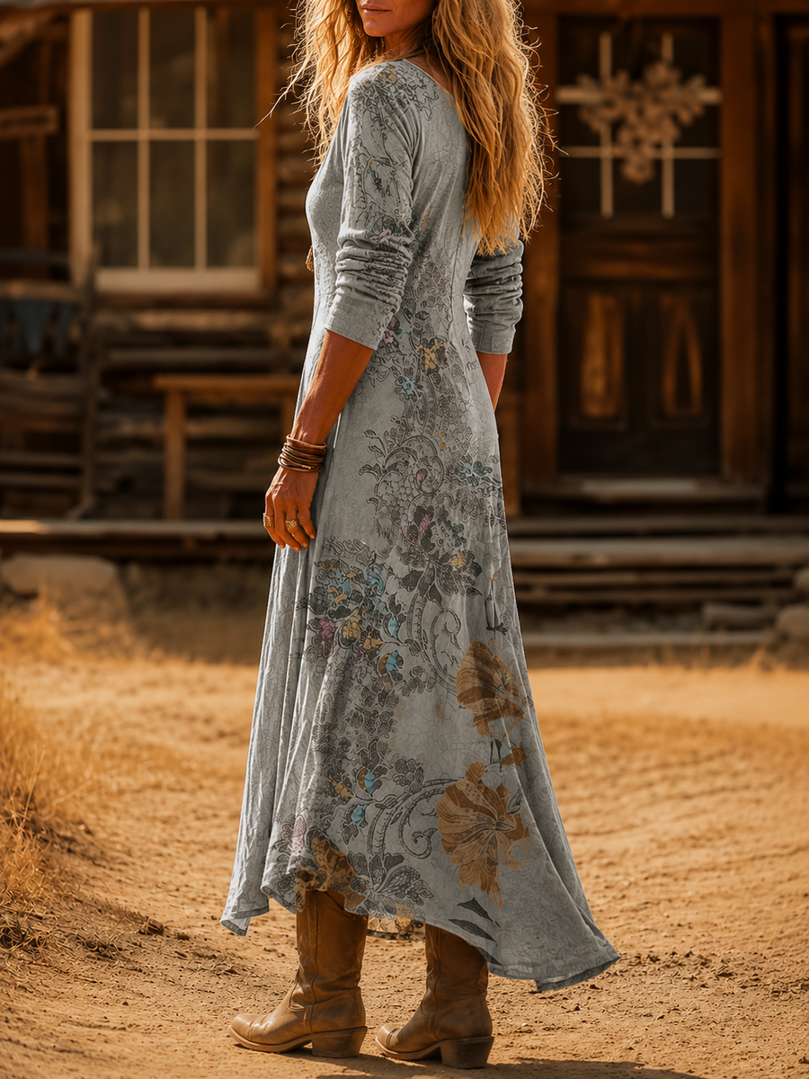 Celestine | Vintage Bohemian Autumn Dress