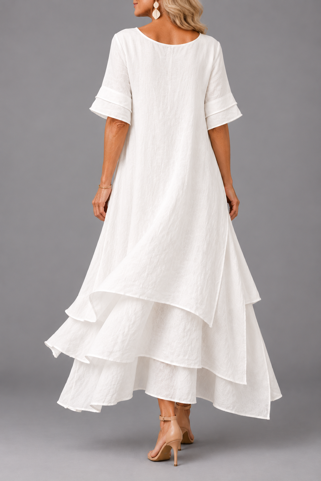 Adelheid — Layered Flowing Maxi Dress