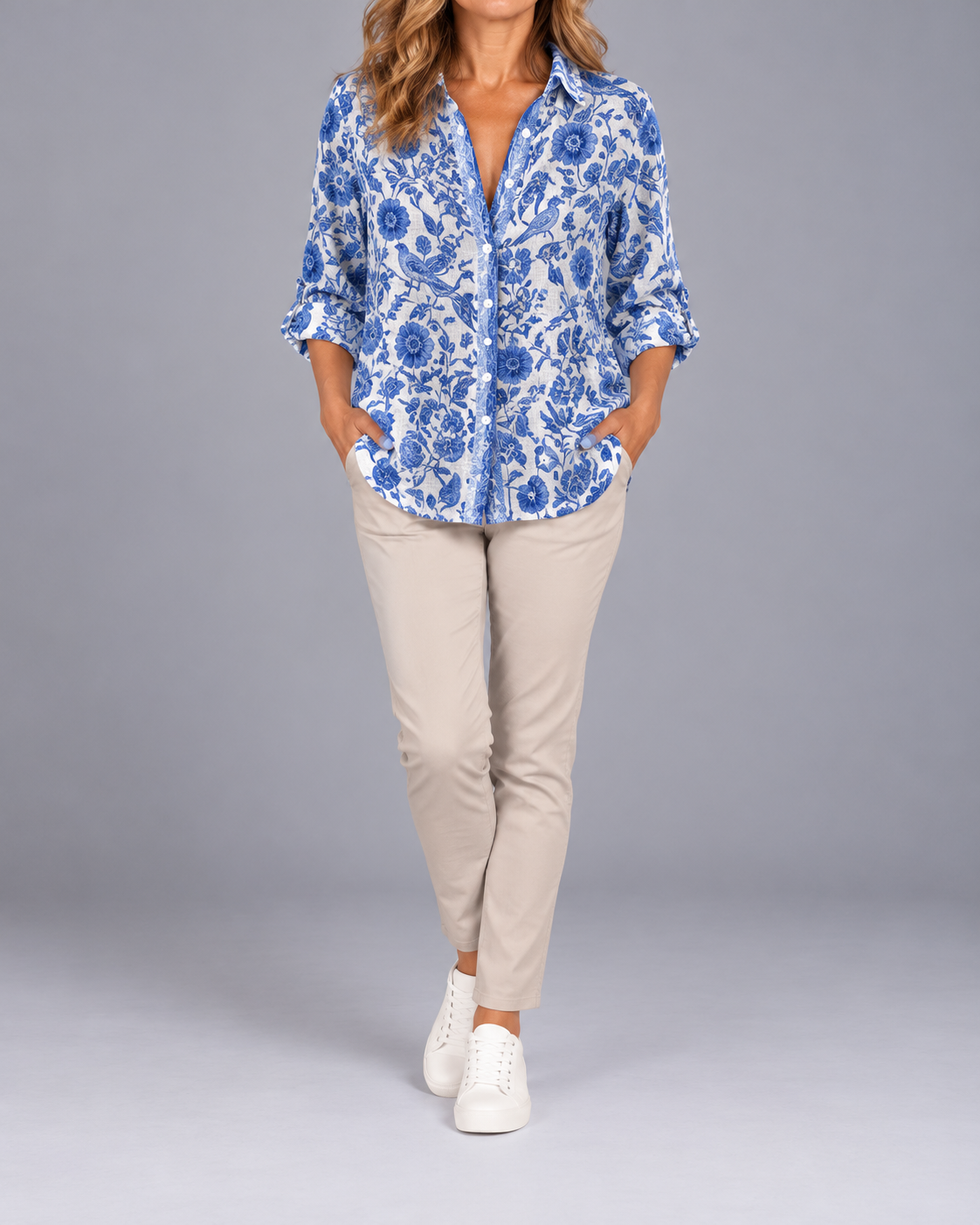 Fiona | Spring Garden Blouse