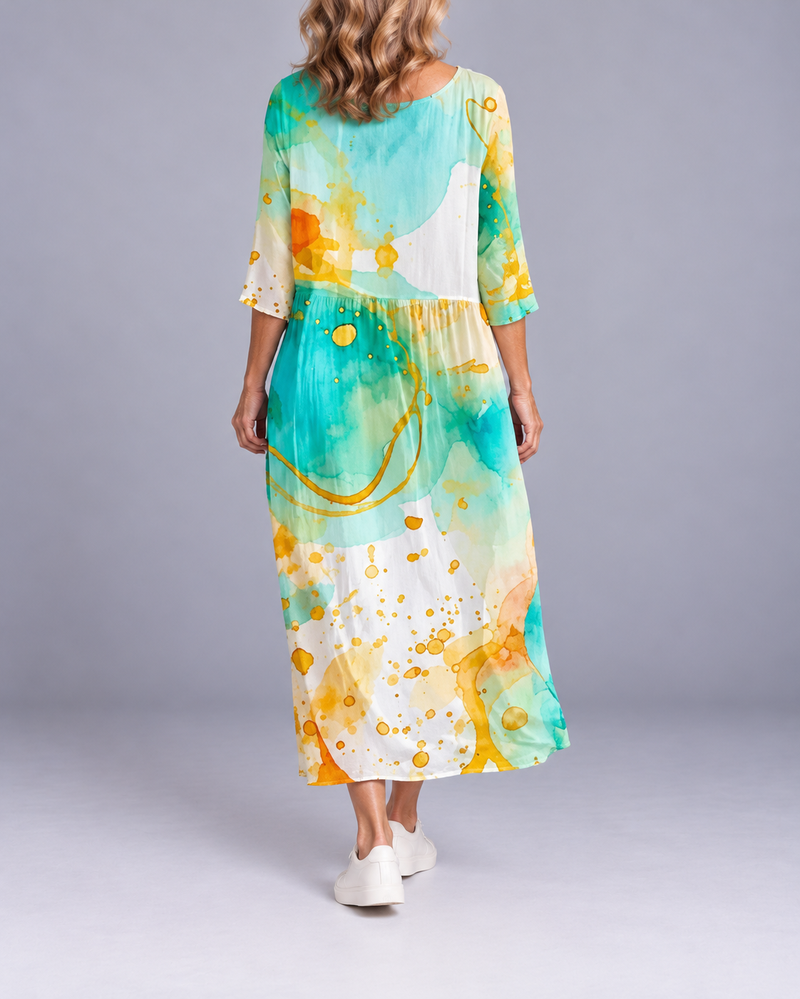Keely | Sunset Flower Dress