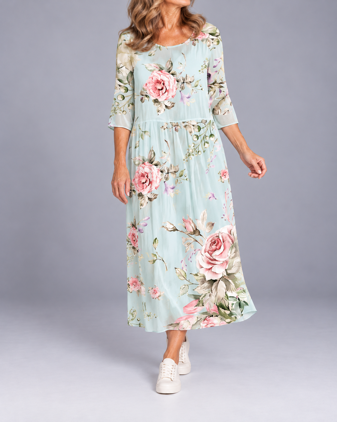 Keely | Sunset Flower Dress