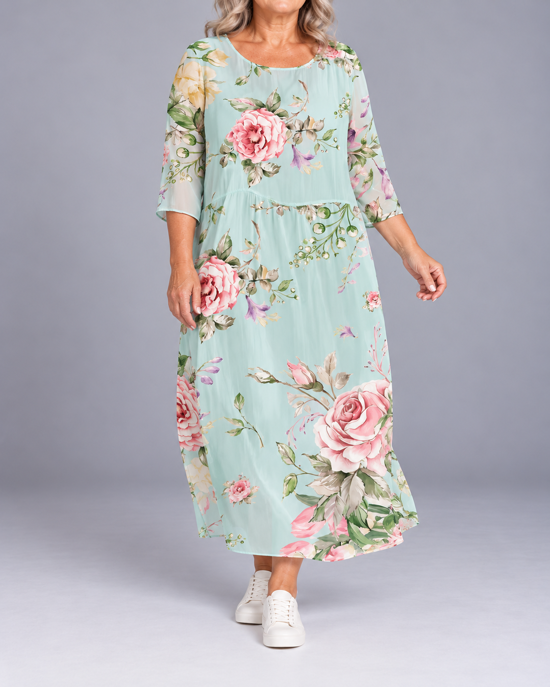 Keely | Sunset Flower Dress