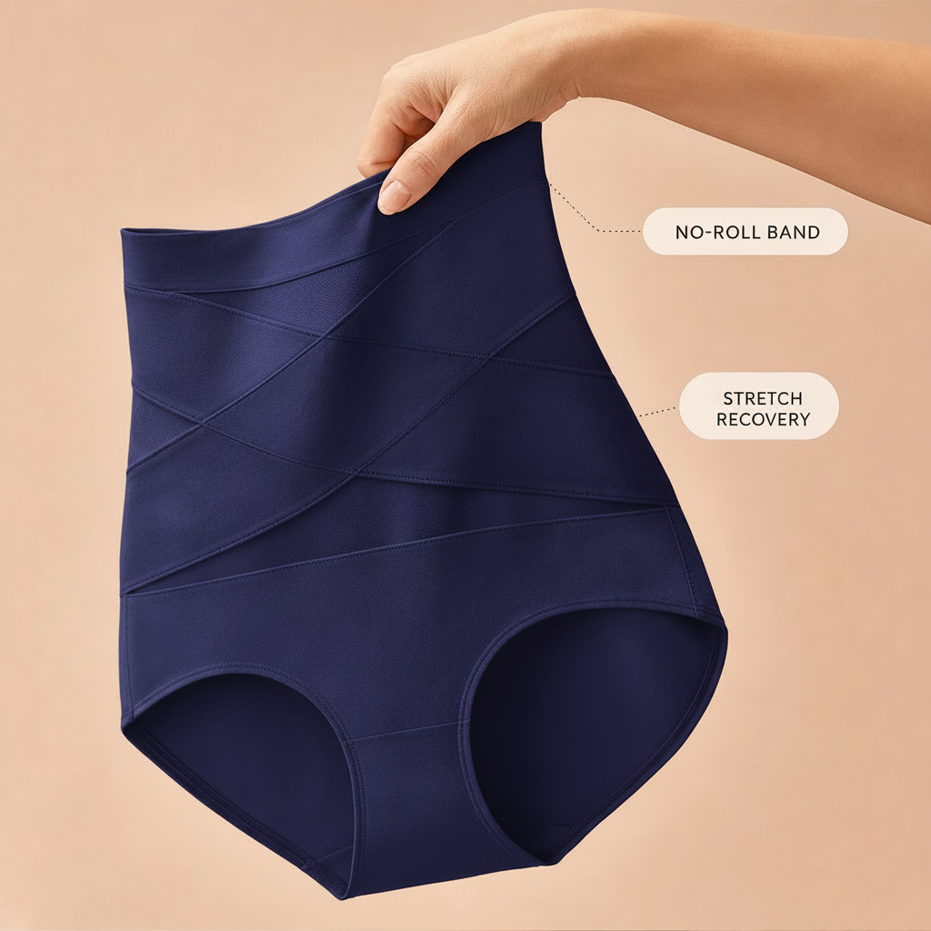 Cinchet™ – High-Waisted Cross Tummy Control Shaping Briefs