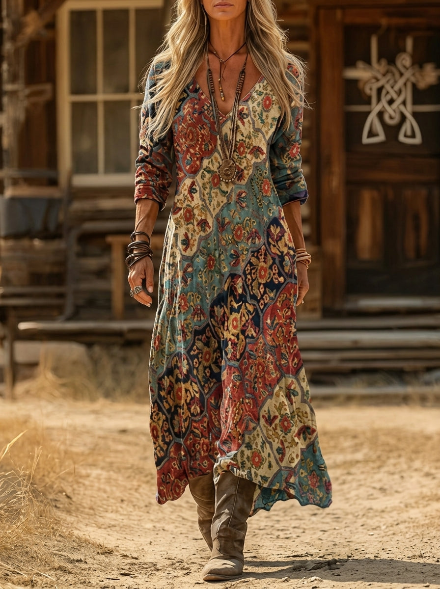 Lydia | Flowy Relaxed-Fit Maxi Dress