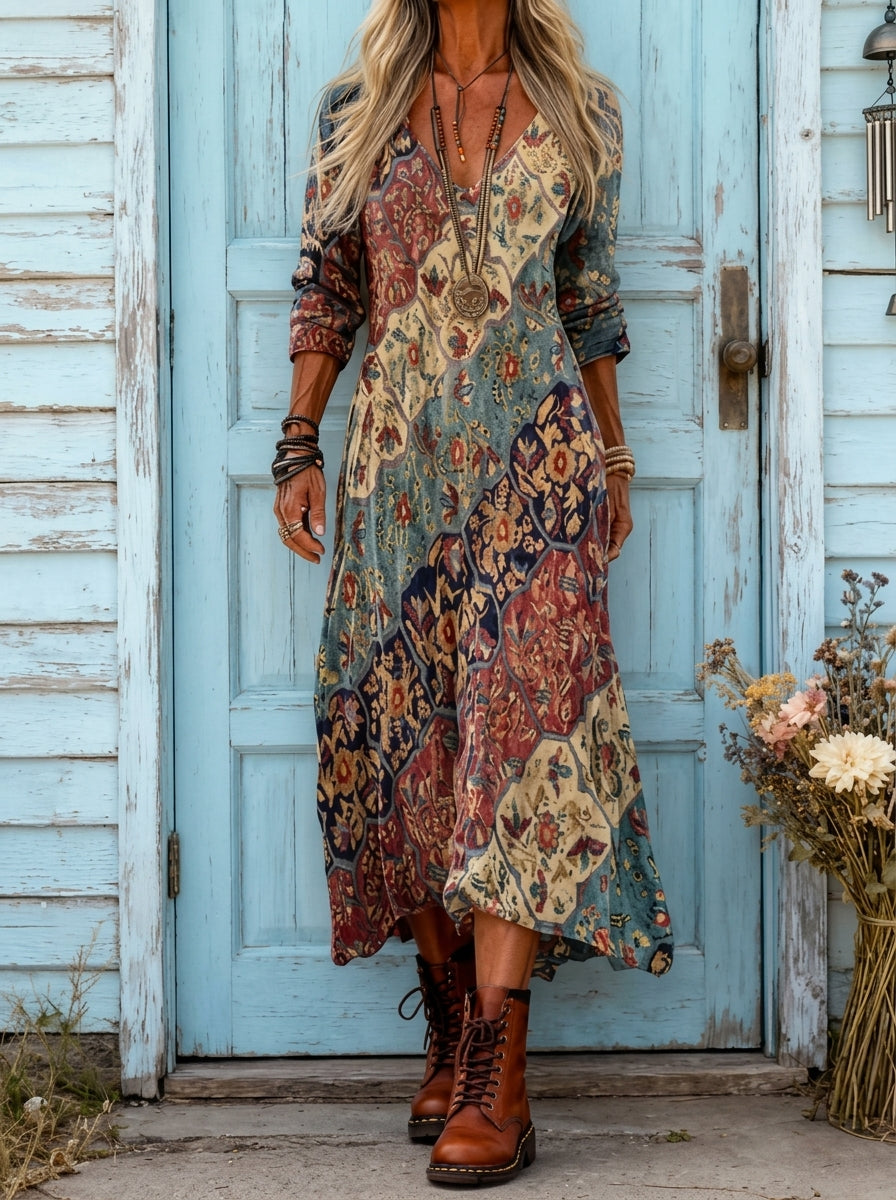 Lydia | Flowy Relaxed-Fit Maxi Dress
