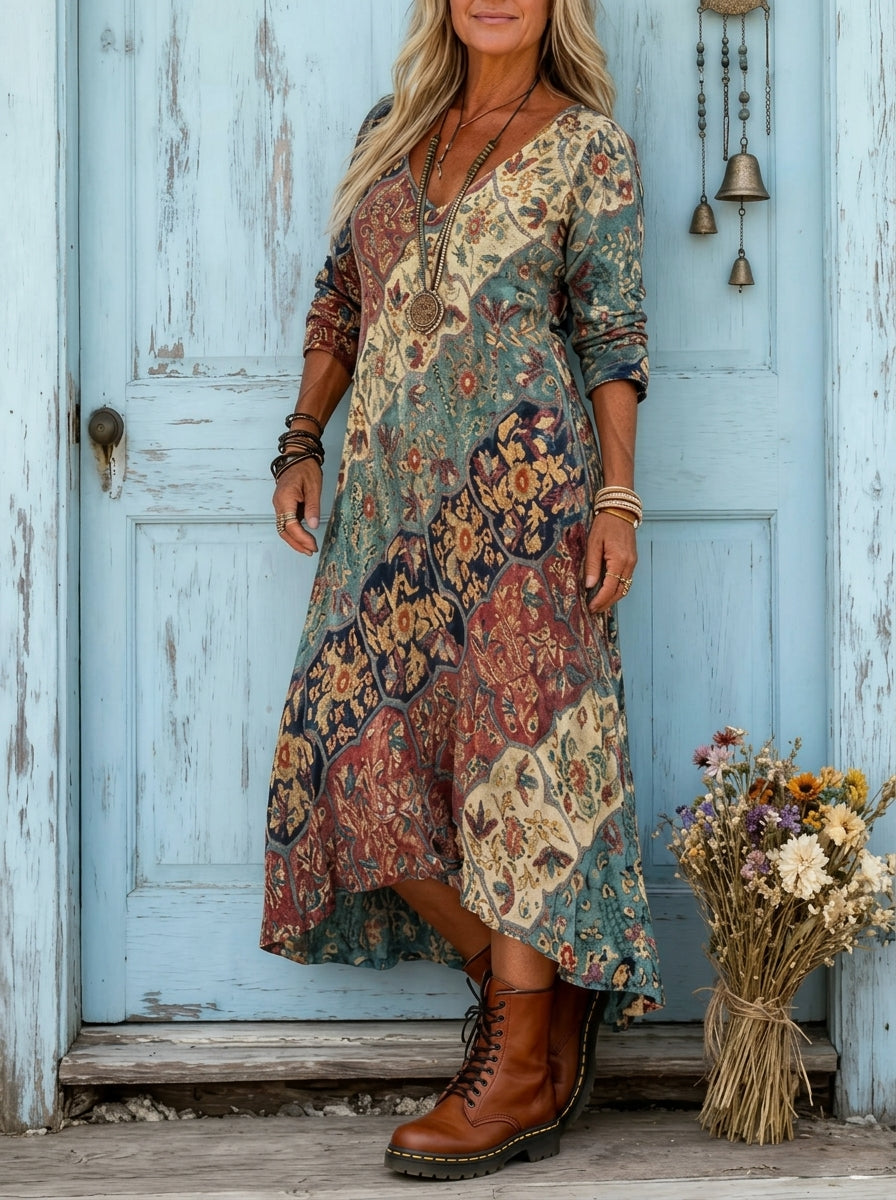Lydia | Flowy Relaxed-Fit Maxi Dress