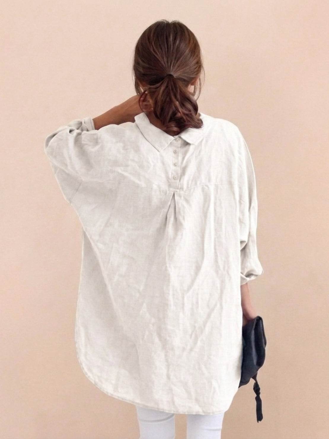 Signature Relaxed Button-Up Shirt