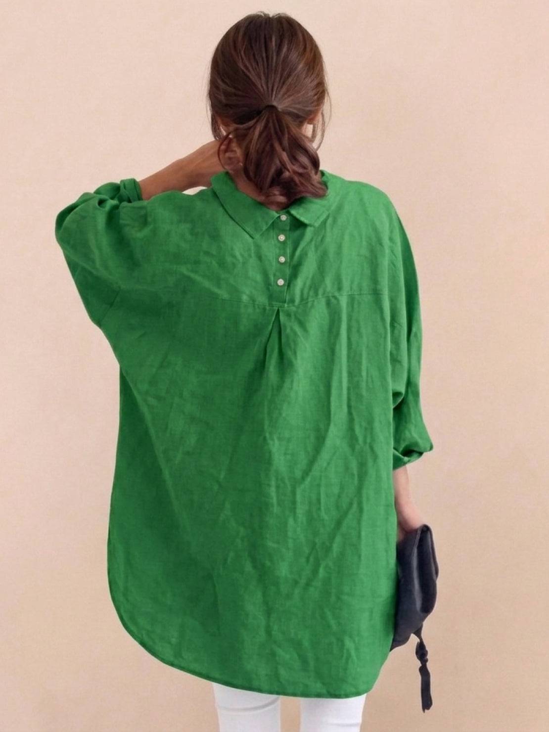 Signature Relaxed Button-Up Shirt