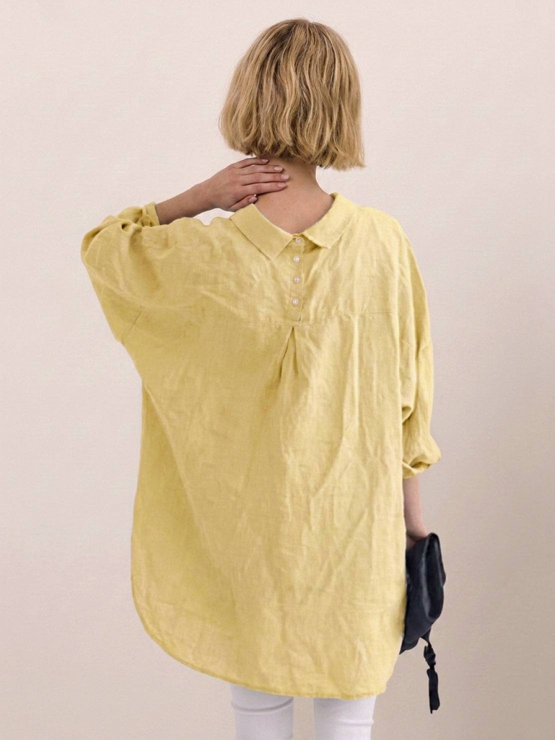 Signature Relaxed Button-Up Shirt