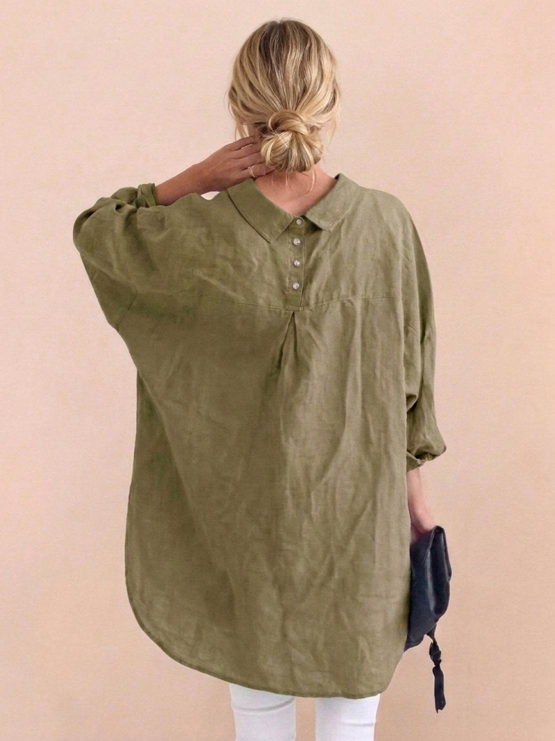 Signature Relaxed Button-Up Shirt