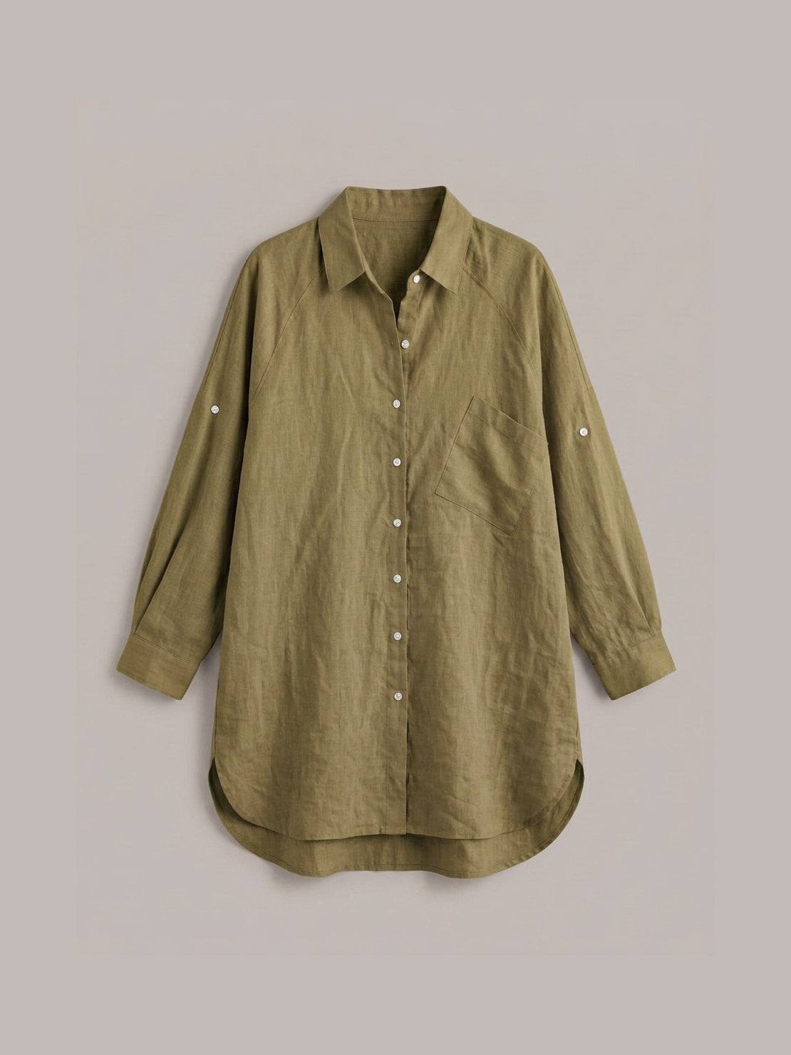 Signature Relaxed Button-Up Shirt
