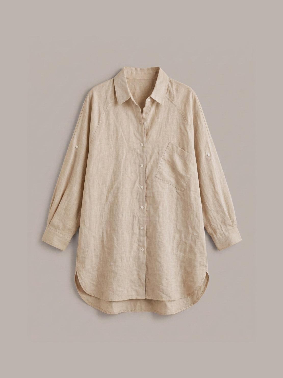 Signature Relaxed Button-Up Shirt