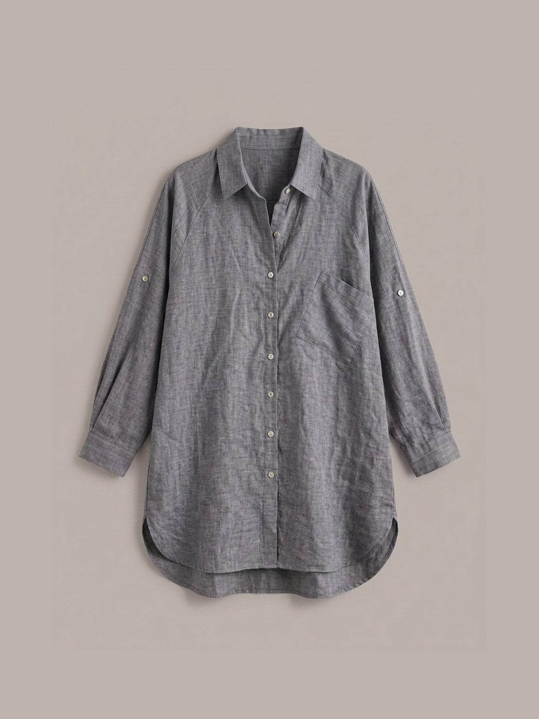 Signature Relaxed Button-Up Shirt