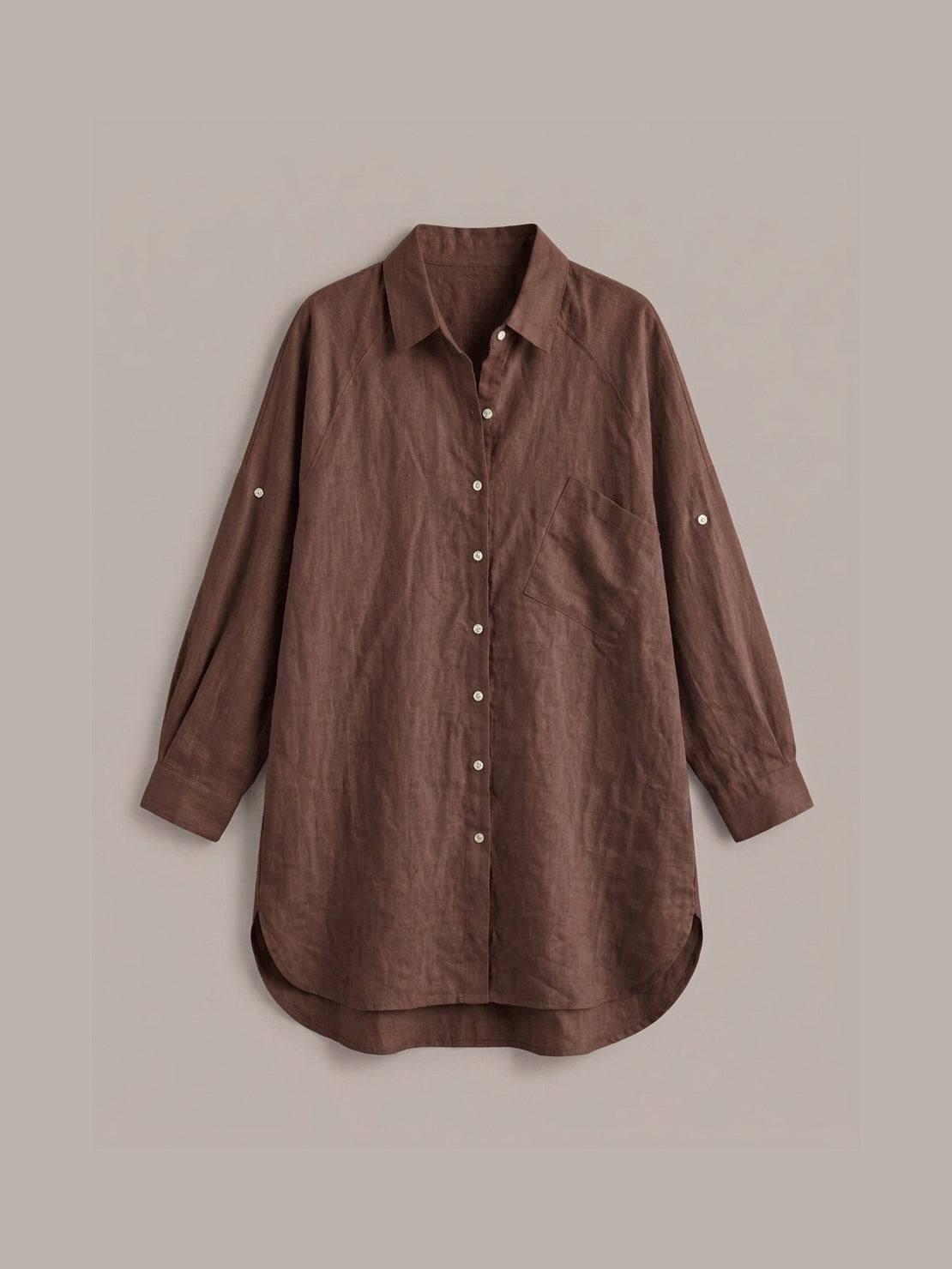 Signature Relaxed Button-Up Shirt