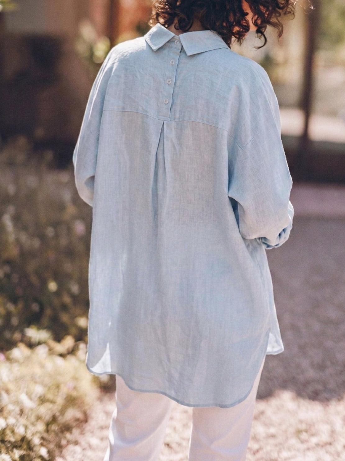 Signature Relaxed Button-Up Shirt