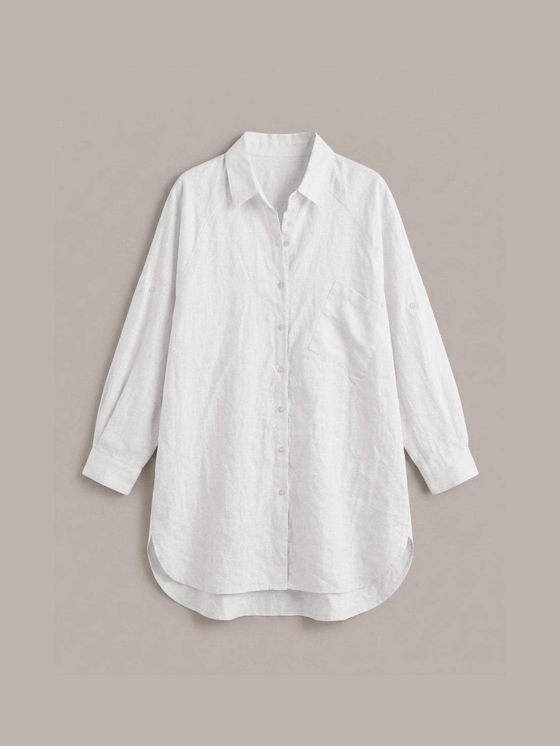 Signature Relaxed Button-Up Shirt