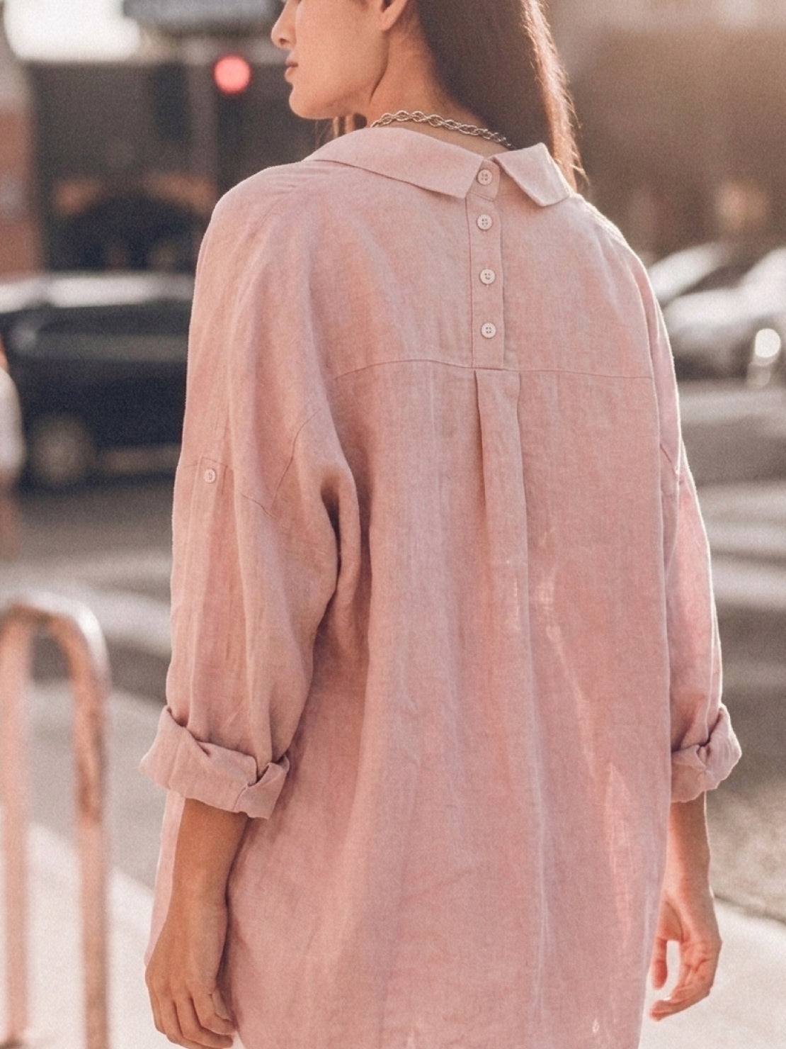 Signature Relaxed Button-Up Shirt