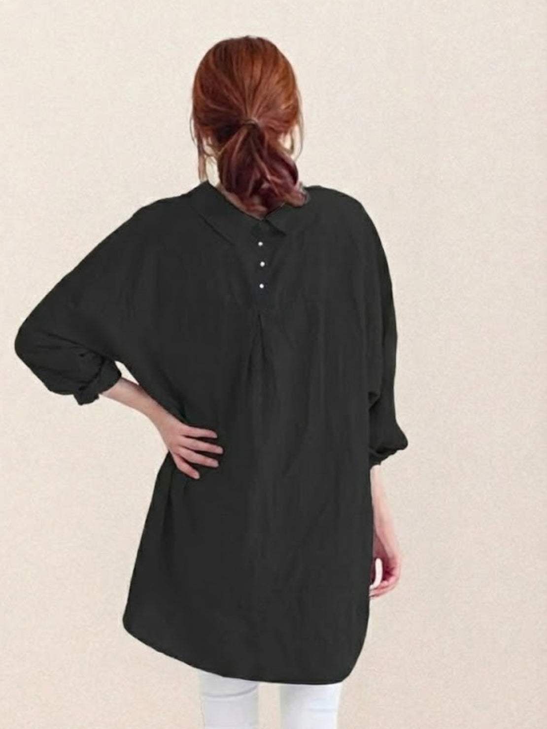 Signature Relaxed Button-Up Shirt