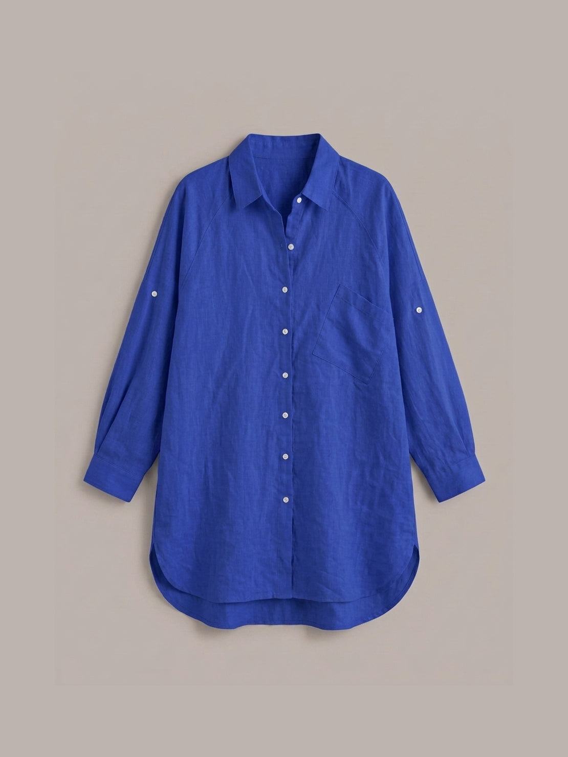 Signature Relaxed Button-Up Shirt