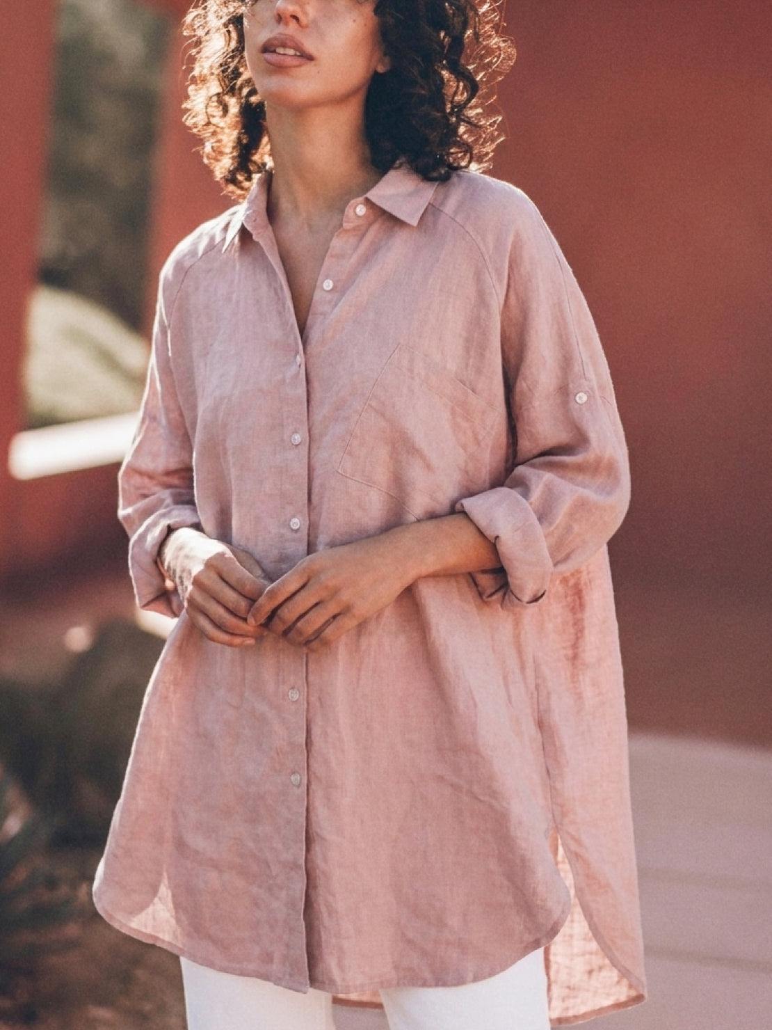 Signature Relaxed Button-Up Shirt
