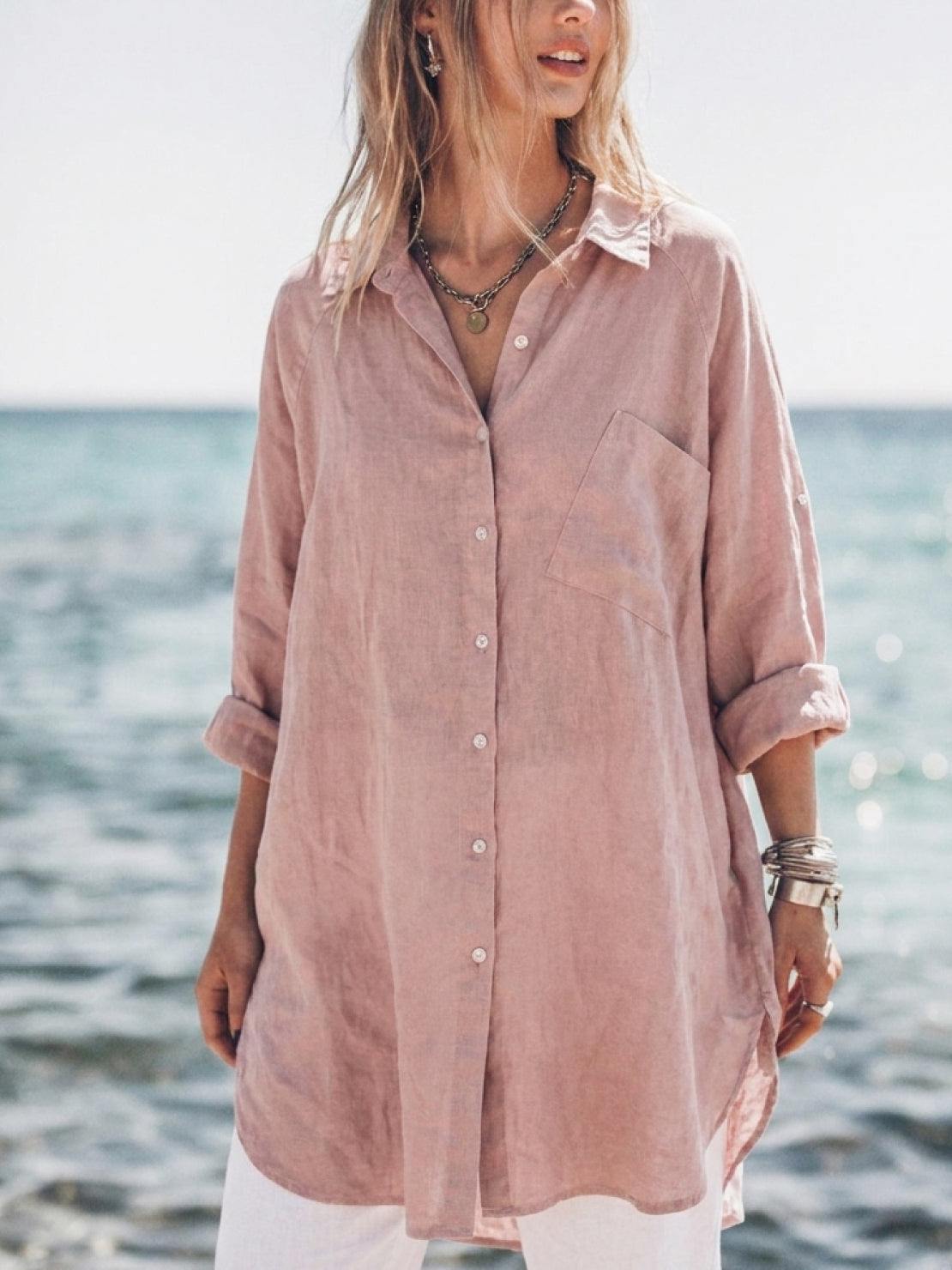 Signature Relaxed Button-Up Shirt
