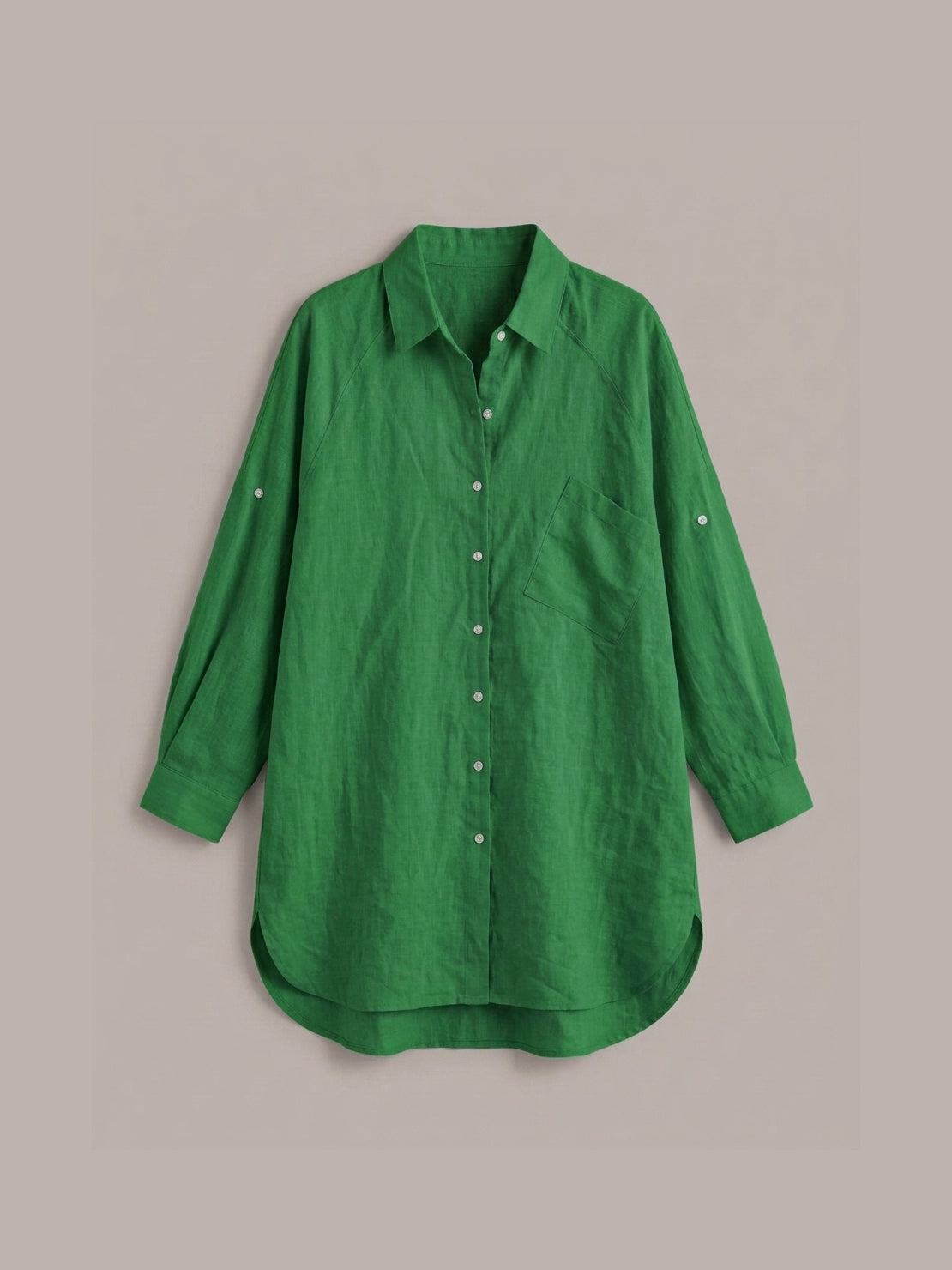 Signature Relaxed Button-Up Shirt