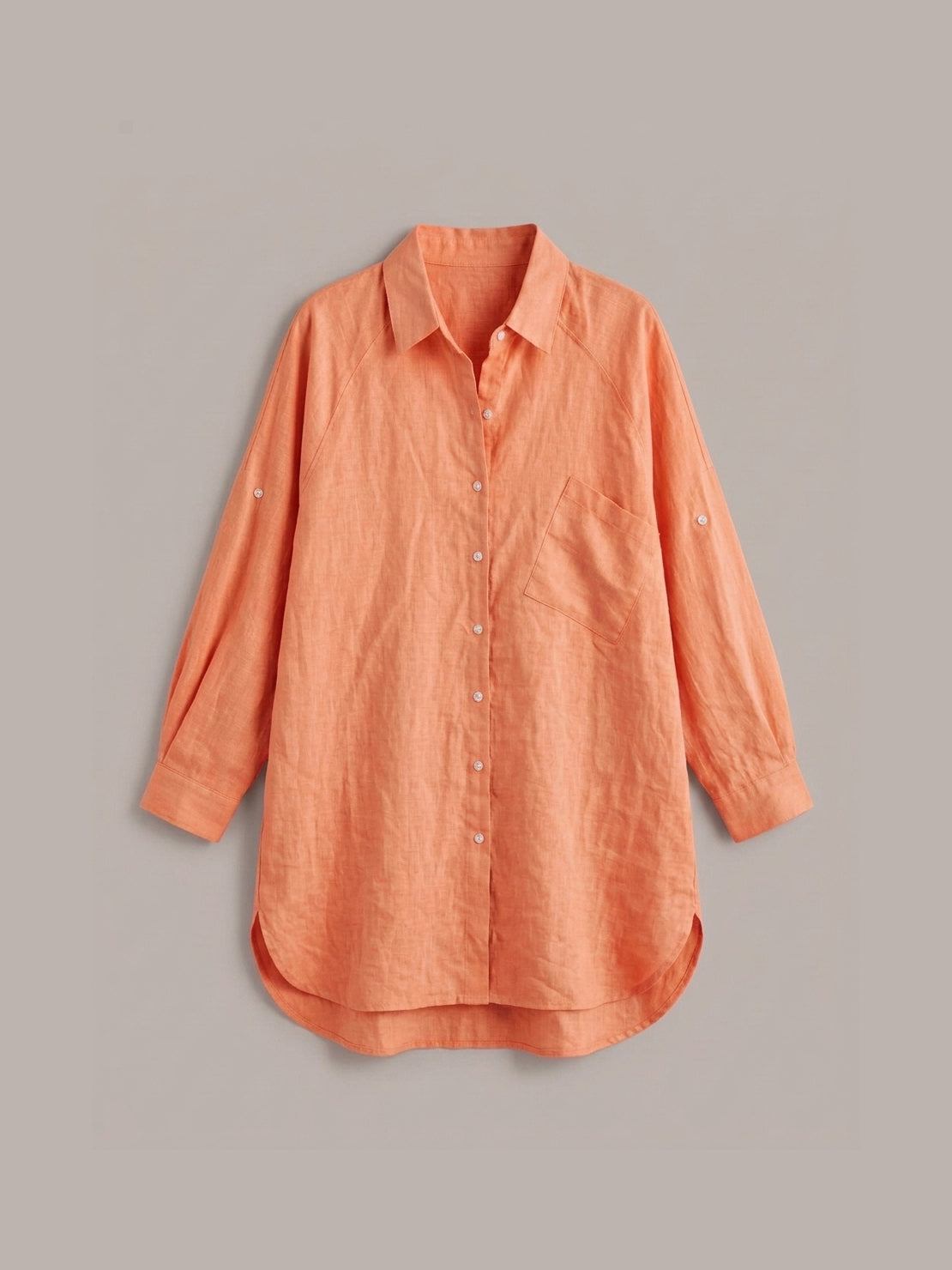 Signature Relaxed Button-Up Shirt